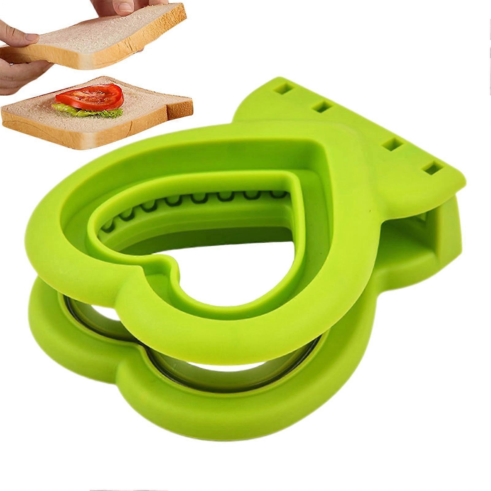 Sandwich cutter Sandwich cutting and slicing machine Bun press Baking tools for breakfast and lunch for kids, Heartshaped cookie cutter