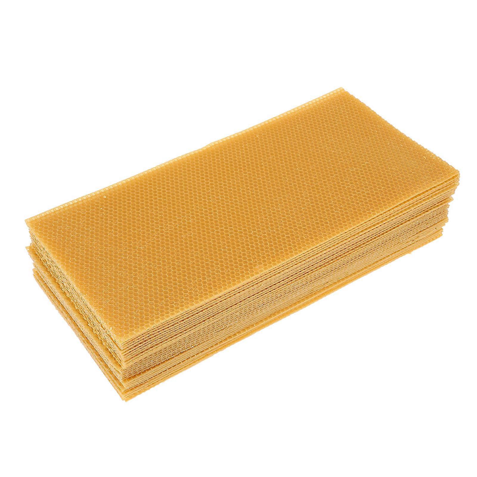 Beehive Foundation Sheet Honey Production Simple Shape Beeswax 30Pcs