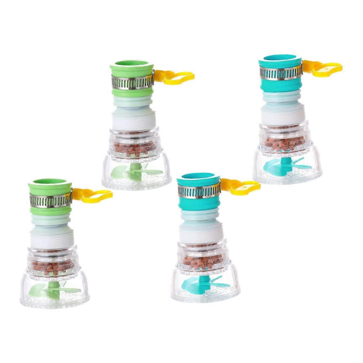 4 Pieces Rotatable Faucet Nozzle with Filter, SplashProof, Compatible