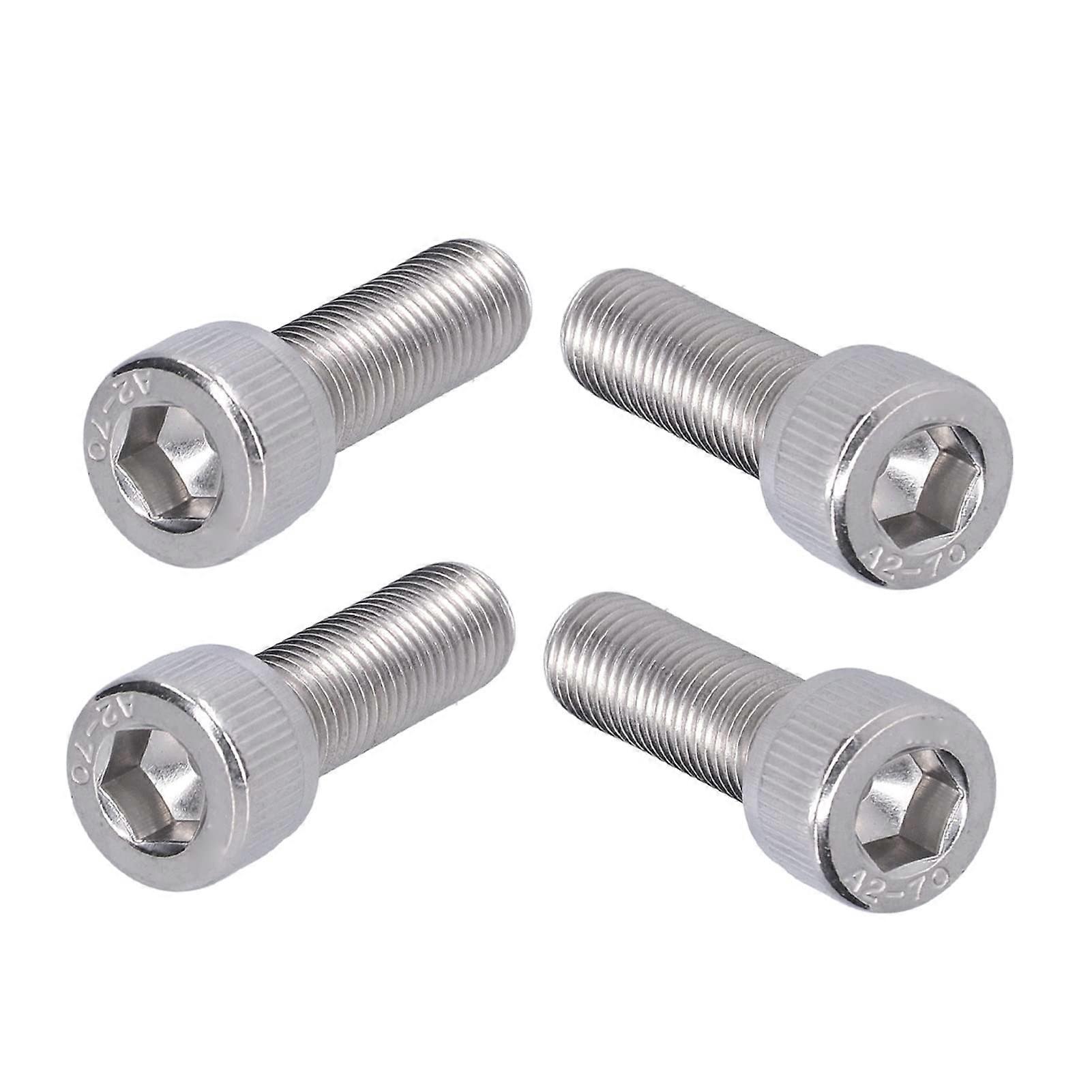 Allen Screw A2-70 Stainless Steel M10 x 30 mm Fine Thread for Construction, DIY, and Automotive Applications