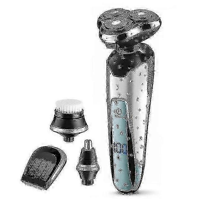 4in1 Men#39;s Washable Rotate Shaver Electric Razor For Men Rechargeable 4d Beard Face Dry Or Wet Sh