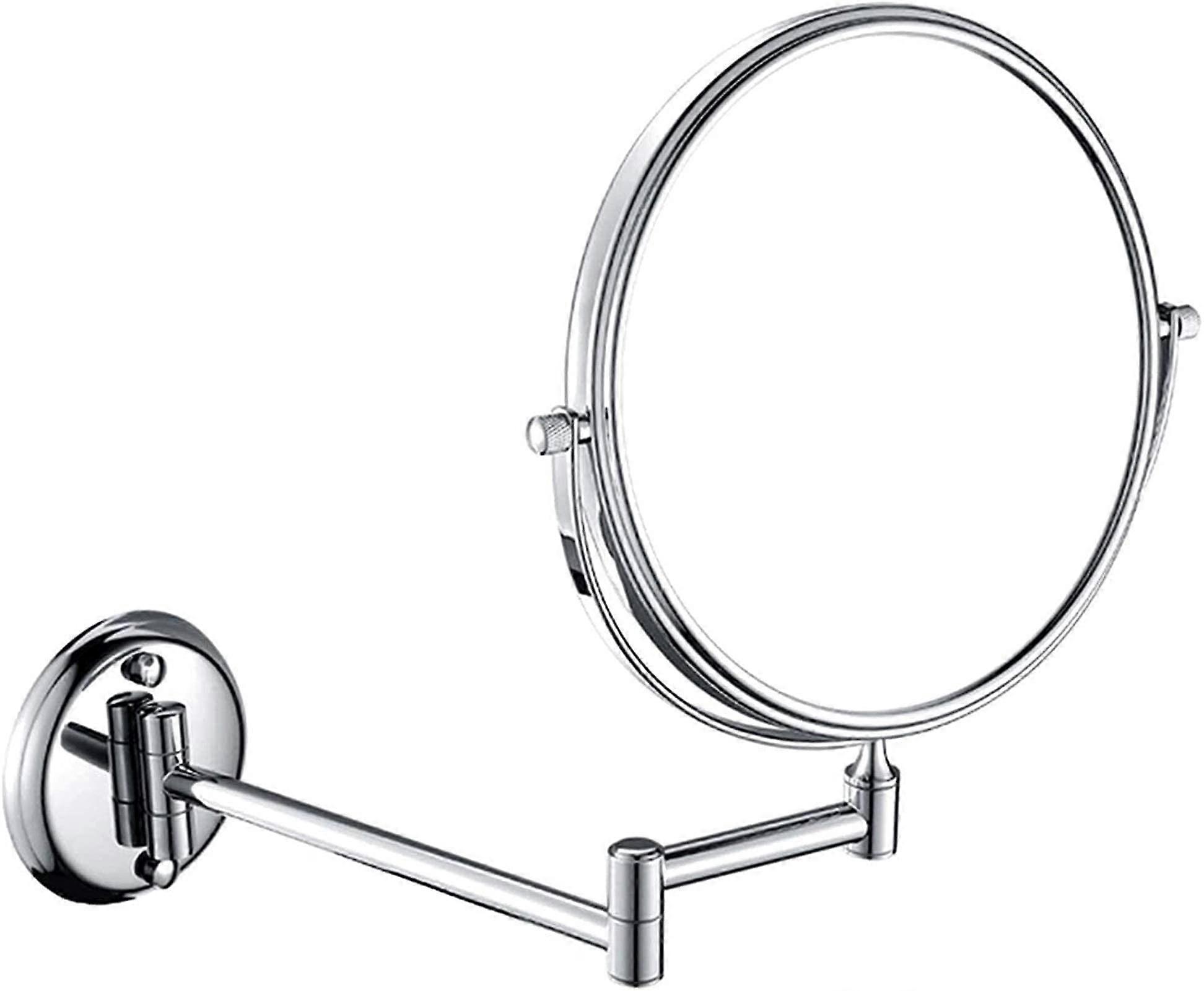 Makeup Mirror 360-Degree Swivel, Folding Chrome Finish, 10x Magnification, Shaving And Vanity Mirror For Bedroom Or Bath