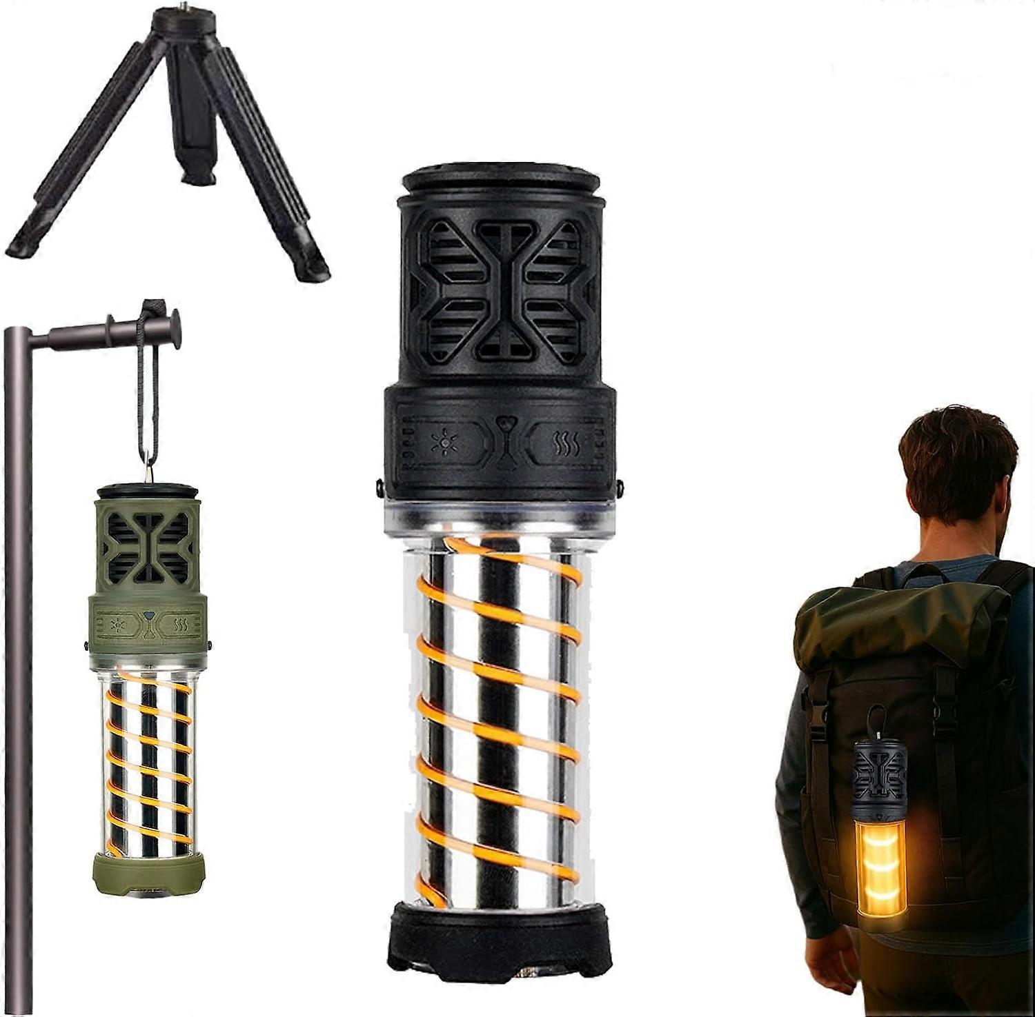 Portable Camping Light - 3000mAh, 5 Levels, IPX5 Waterproof & Tripod for Indoor Outdoor Use