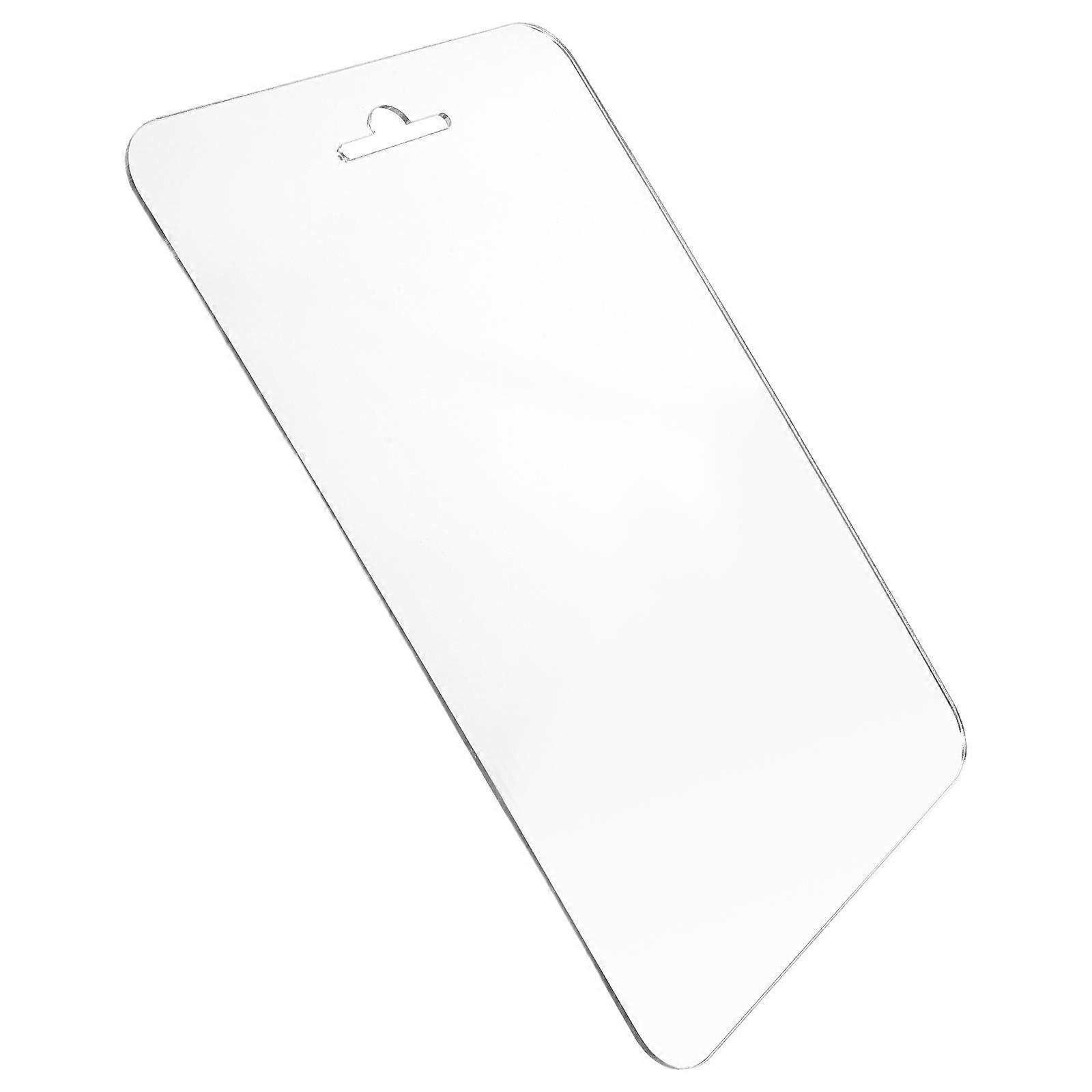 Transparent Indestructible Shave Mirror for Home Acrylic Material 30x20 cm