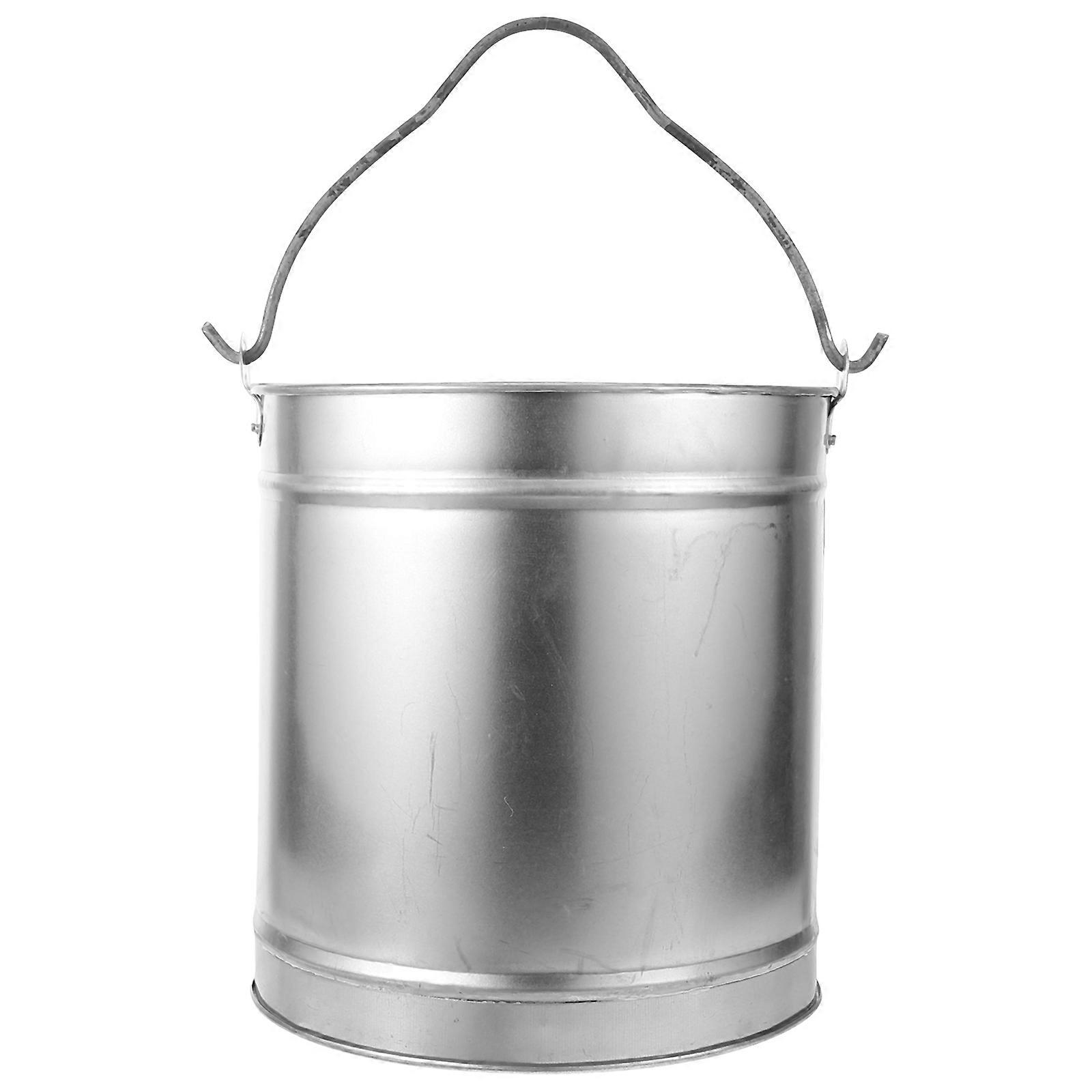 Charcoal Barrel Metal Fire Bucket Barbecue Tool Rectangular Practical Design Homeowners 1Pcs