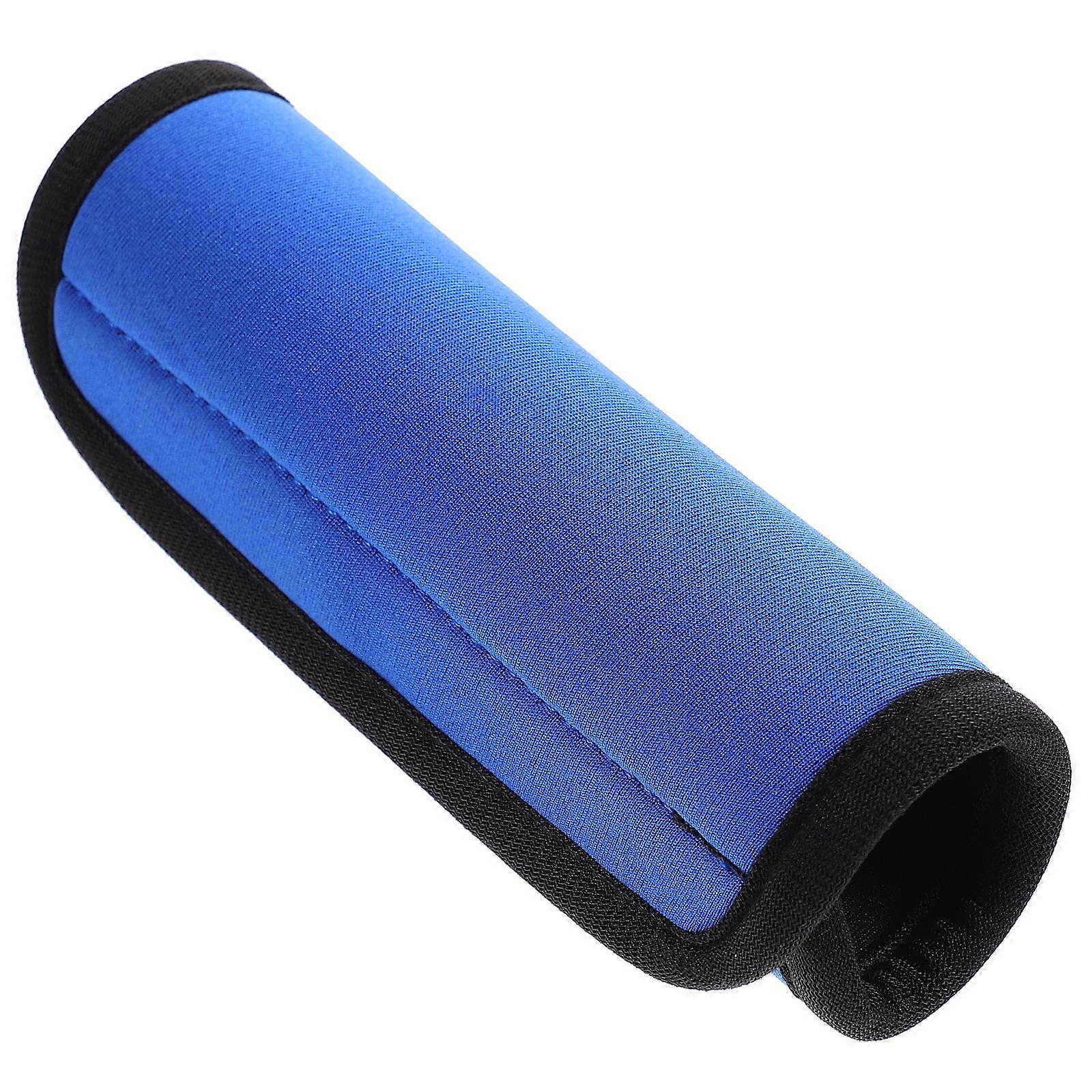 Neoprene Handle Grip Luggage Handle Cover Blue 15.5x14.5cm Outdoor Enthusiasts 1Set