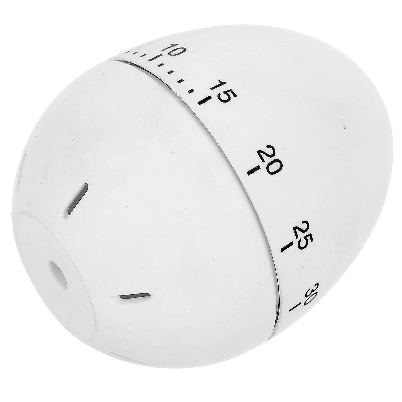 Egg Shape Timer Modern Design Time Management Kitchen Timer Metal Silicone Plastic 1Set