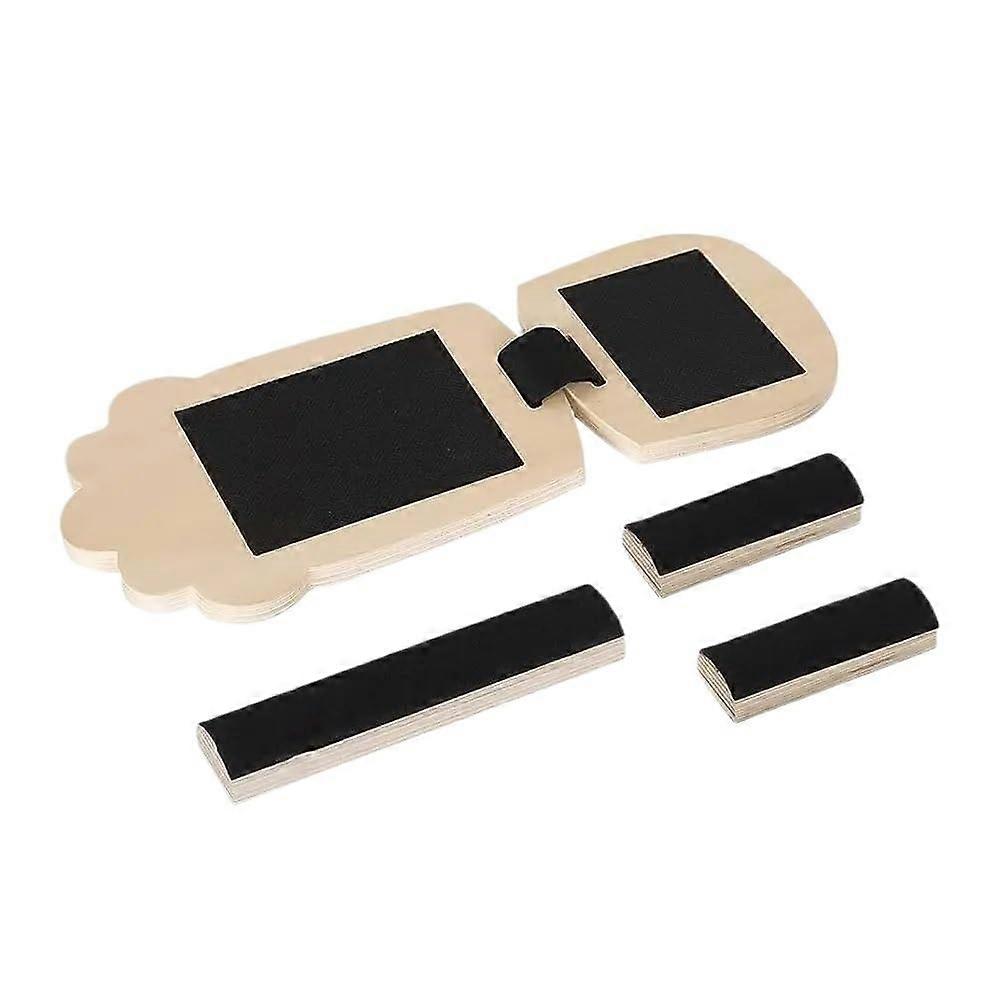 Balance Board, Stability Trainer, improves core strength, coordination, ideal for use, 2pcs Black.