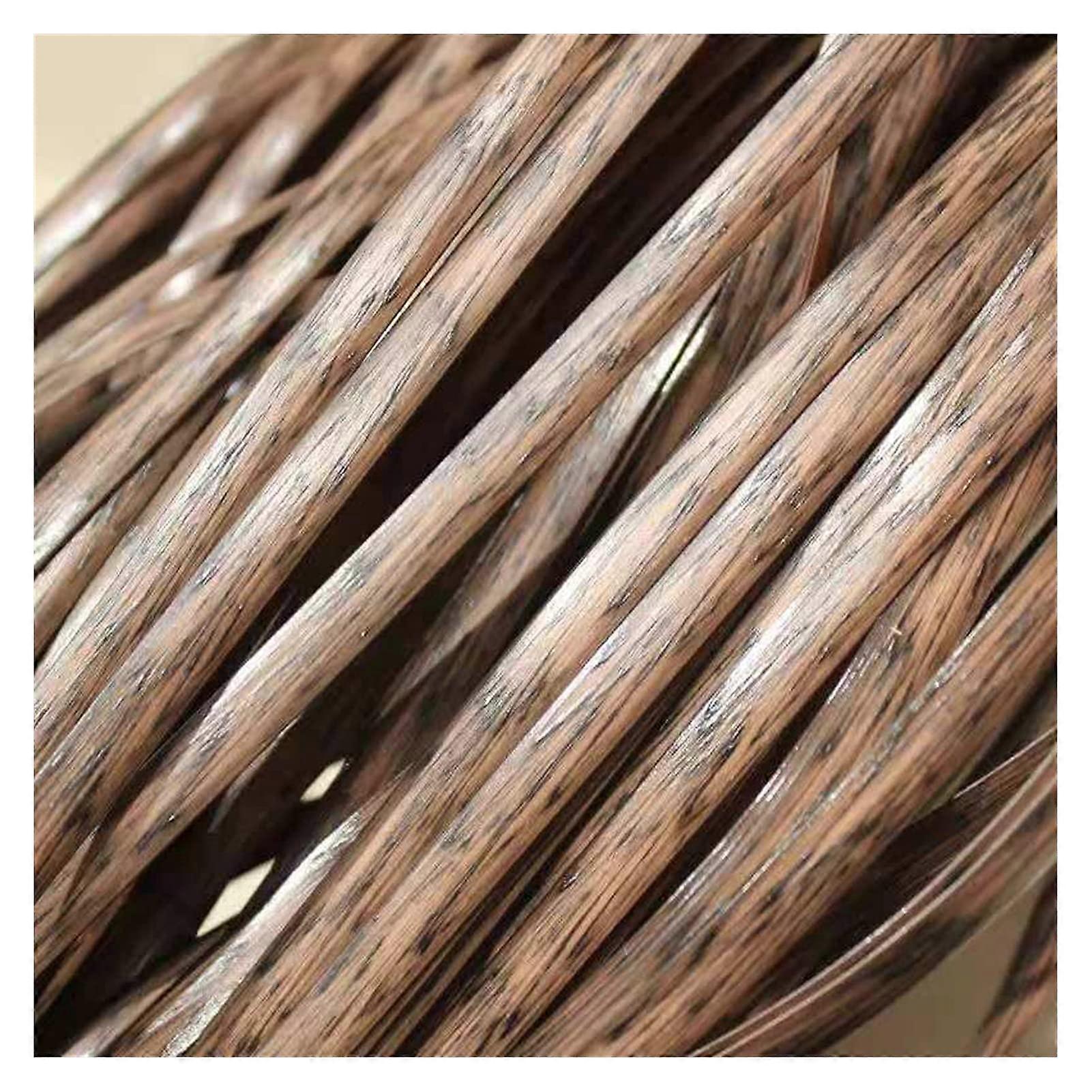 Flat PE Rattan Coffee Color Gradient Plastic Rattan Wicker Kit