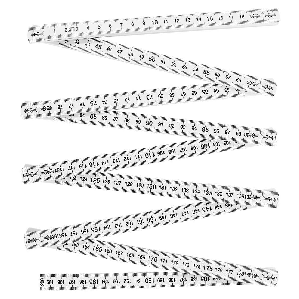 Plastic Folding Ruler for Measuring Use 1Pcs Foldable Ruler with Clear Reading