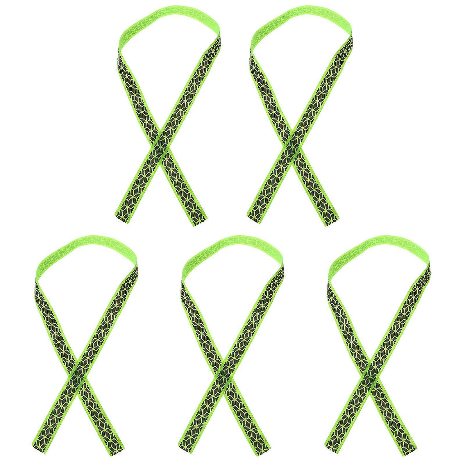 Bike Decoration Reflective Tape Safety Streamer Textile Material DIY Decoration Kids 5Pcs