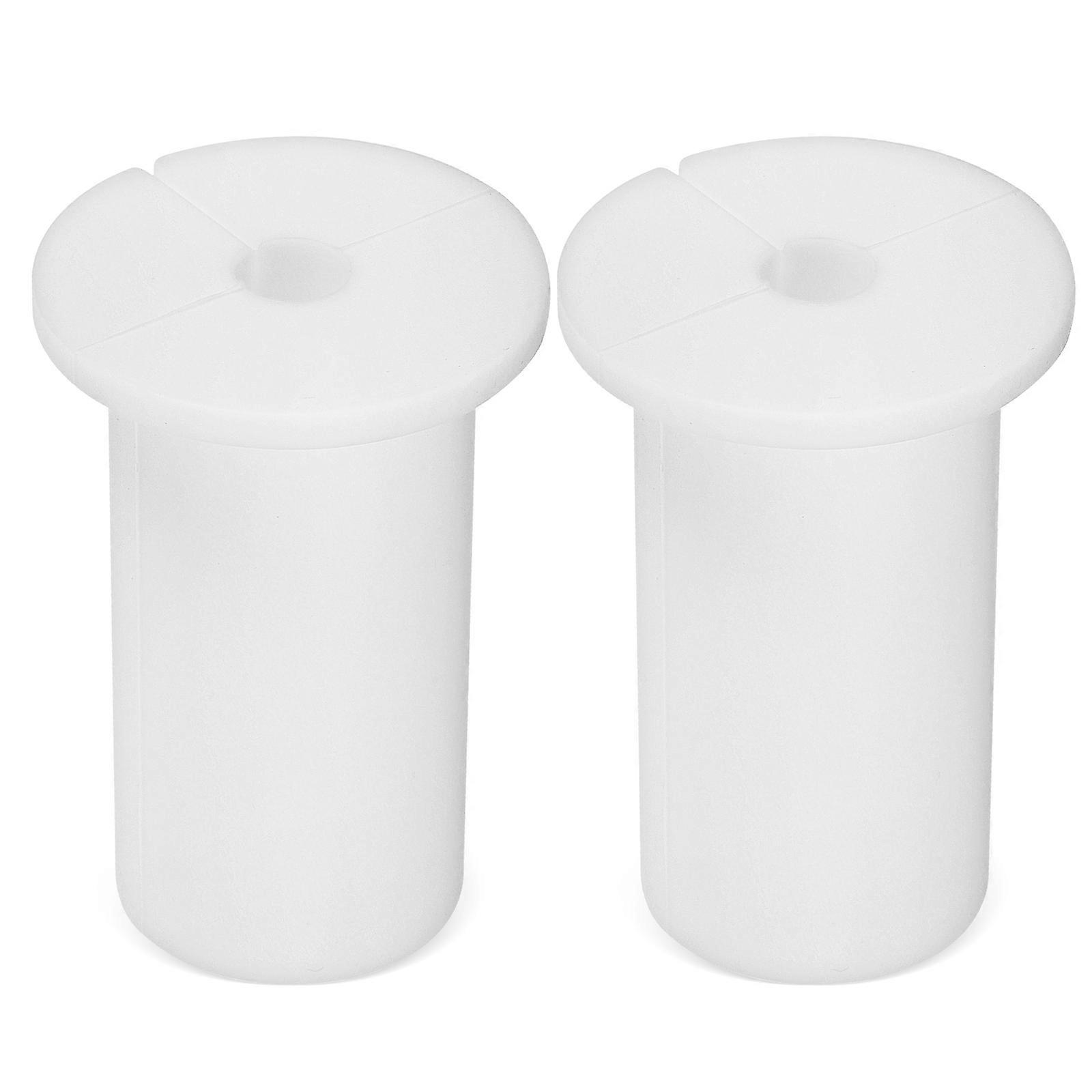 Cable Pass Through Grommet Cable Hole Grommets Gaming Setups Wall Hole Sealing White 5.50X3.60X3.60CM 2Pack