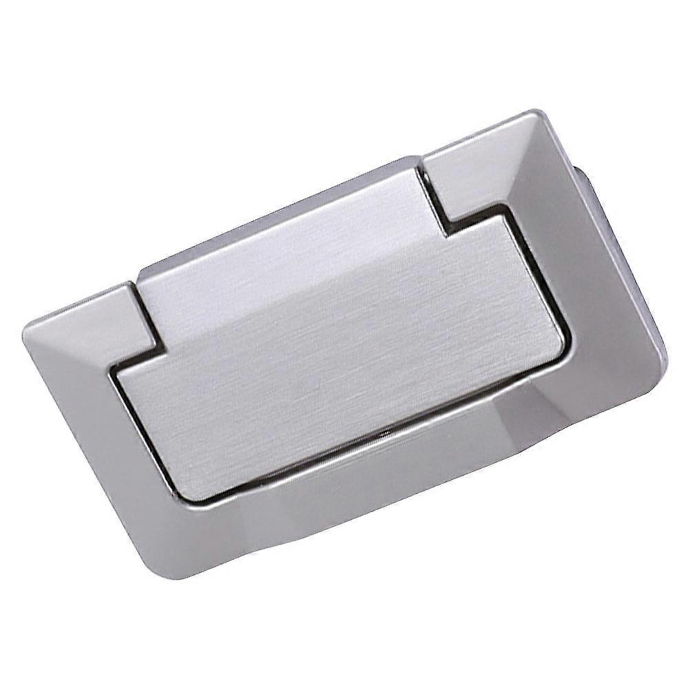 Recessed Door Handle Drawer Handle for Decoration Silver Zinc Alloy