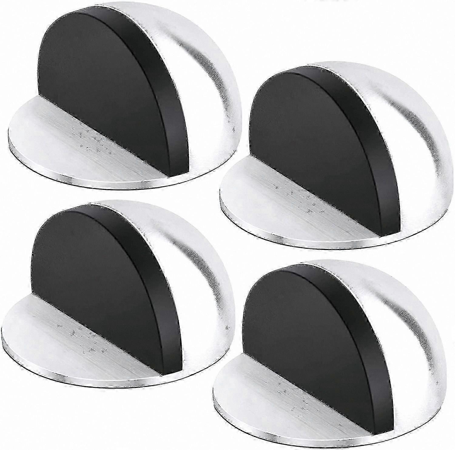 4-Pack Self-Adhesive Door Stops for Floor Use