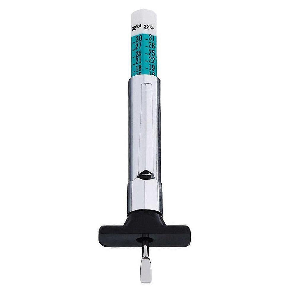 Tyre Depth Gauge Tester Colour Tyre Tread 1' Gauge Motor Tool X 3.35' Measurement Metric Useful