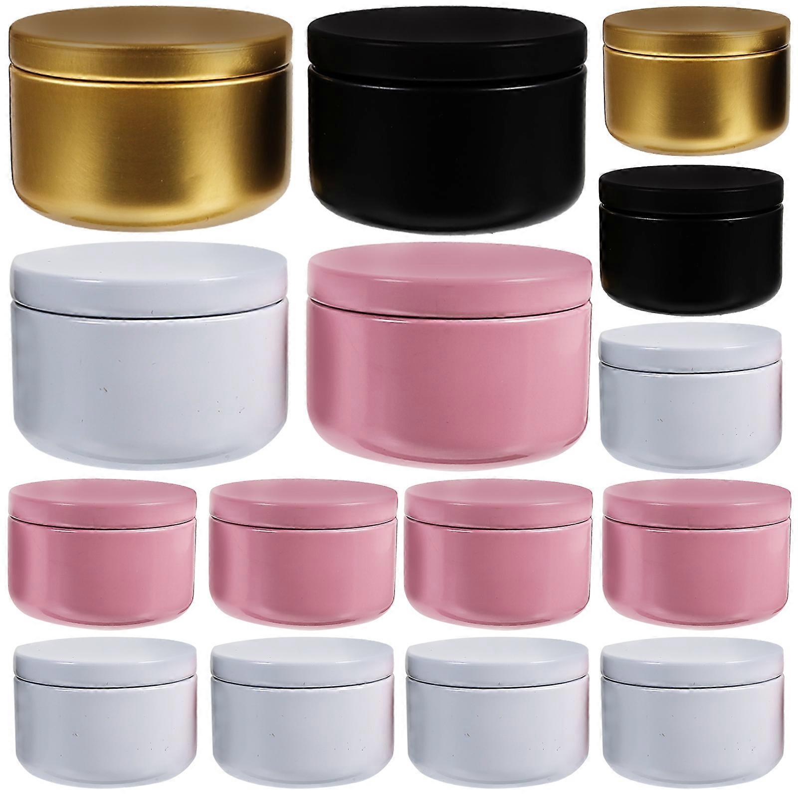 20pcs Aluminum Boxes Empty Cream Storage Jars Refill Containers