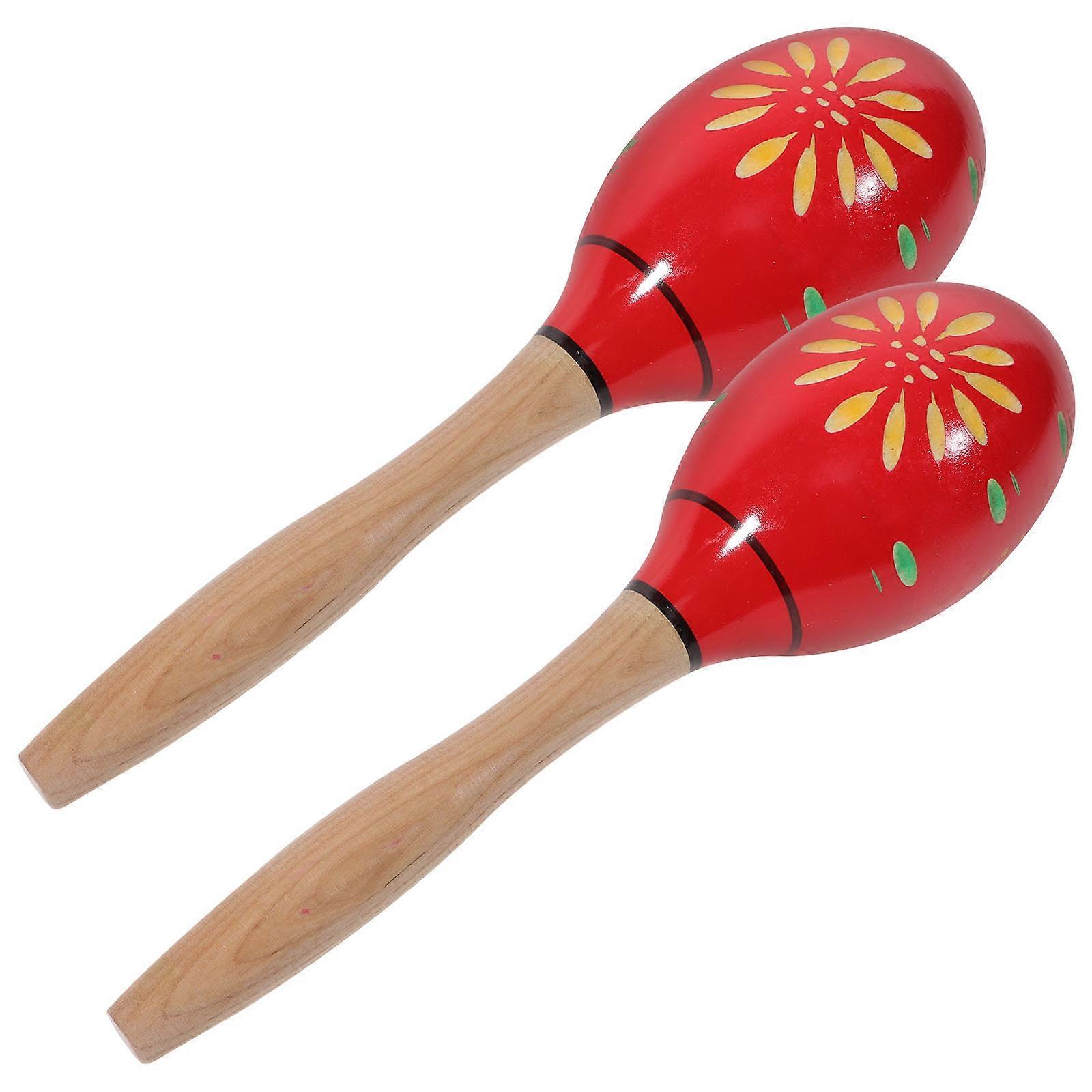 Musical Maracas Percussion Instruments Performance Kids Instrument Toys 2Set
