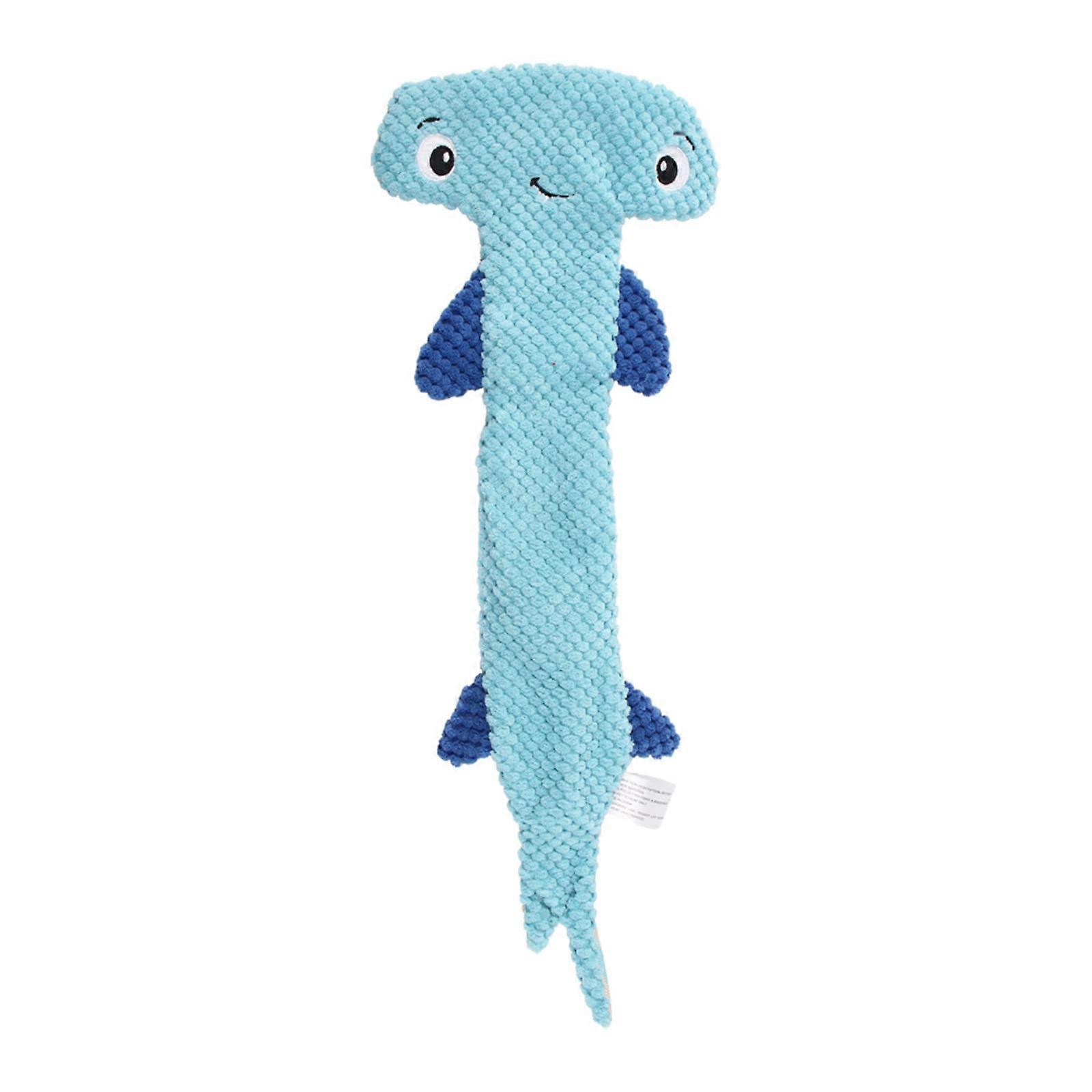 Hammerhead Hai-Form Dog Chew Toy for Aggressive Chewers, Interactive Dental Training, Durable Material, Large Size