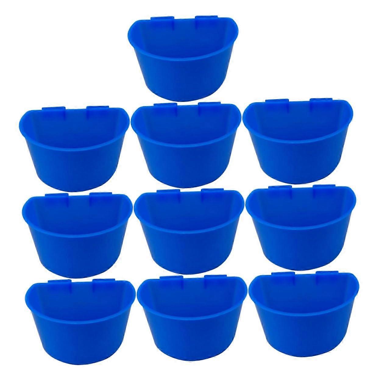 Hanging Cups for Pigeons, Parrots and Small Birds, Pack of 10