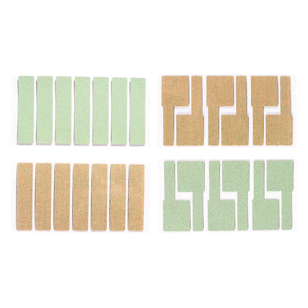 2 Set of 4 Sheets Self Adhesive Stickers Waterproof Cord Labels Tags Stickers