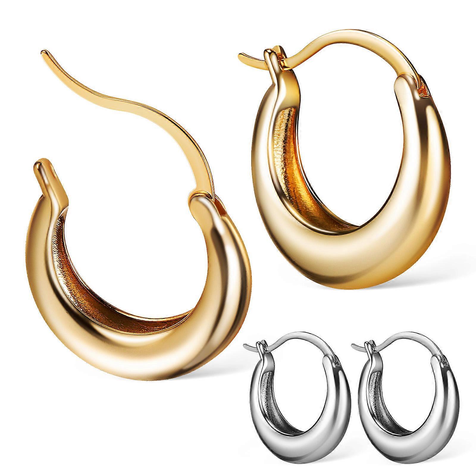 a refined and engaging product description for your minimalist geometric drop earrings:

 

**2 Pairs Minimalist Geometric Drop Earrings – Gold &