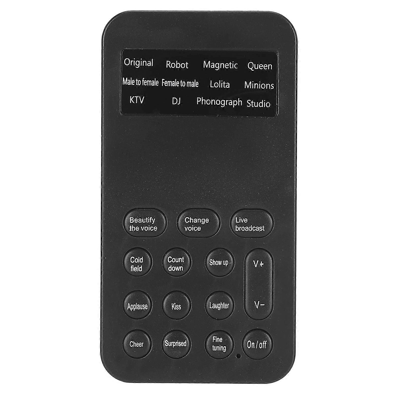 Sound Changer One Key Voice Change Male to Female Voice Change Game Live Sound Card for Mobile Phone Computer