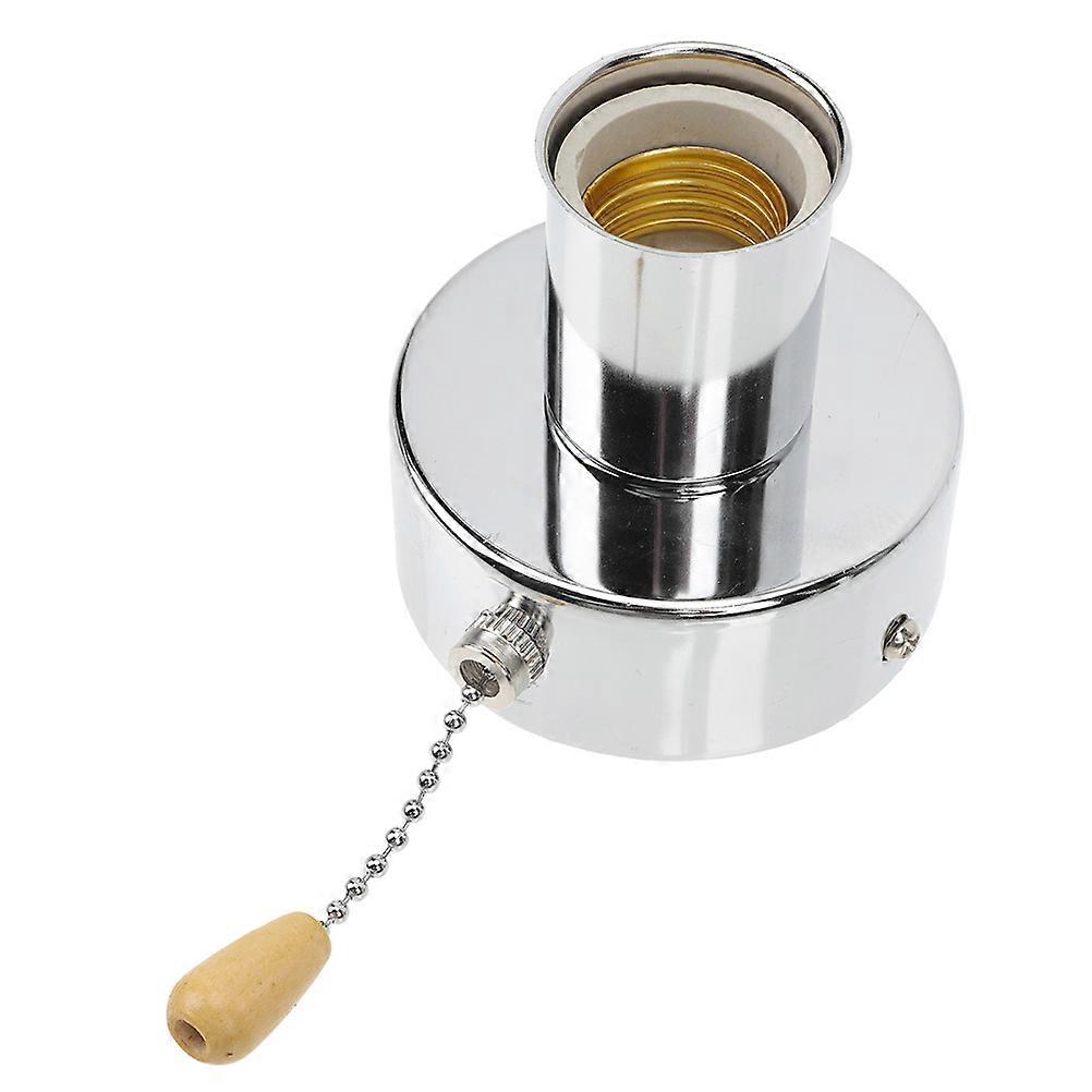 Silver Pull Wire Lamp Base with Stainless Steel Material for Lamps Easy to Install and Replace 1