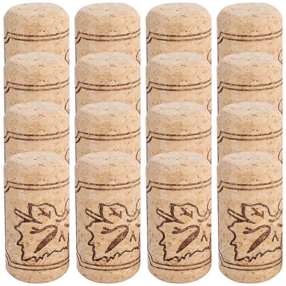 Stoppers For Bottles 20Set Beige Wood Sealing Prevent Contamination Craft Projects