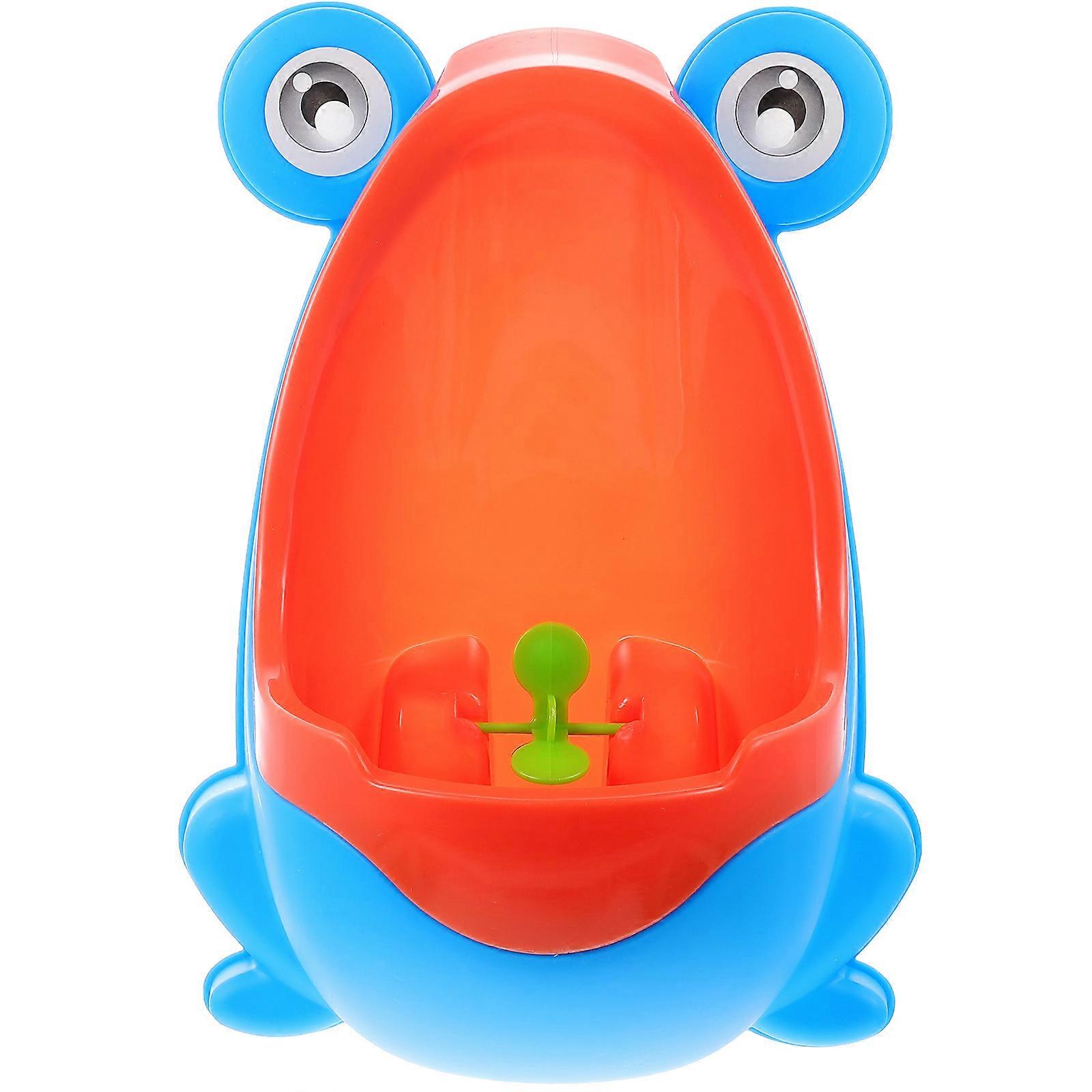 Cartoon Frog Urinal for Boys Fun Standing Potty Design, Lightweight, Easy to Clean, Aiming Target Included