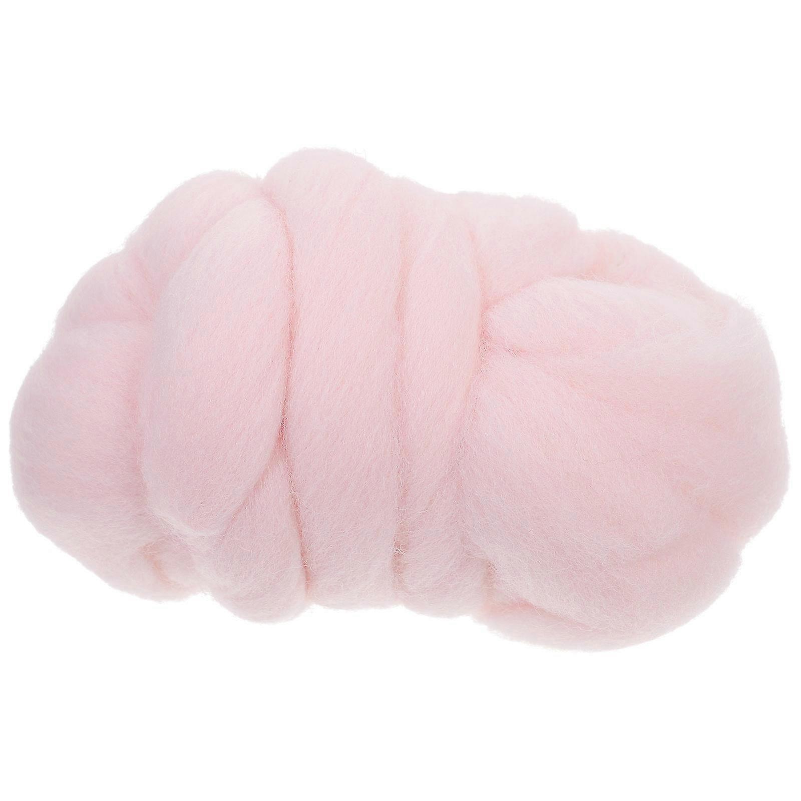 Pink Wool for Needle Felting Crafts with Good Materials and Craftsmanship for DIY Use