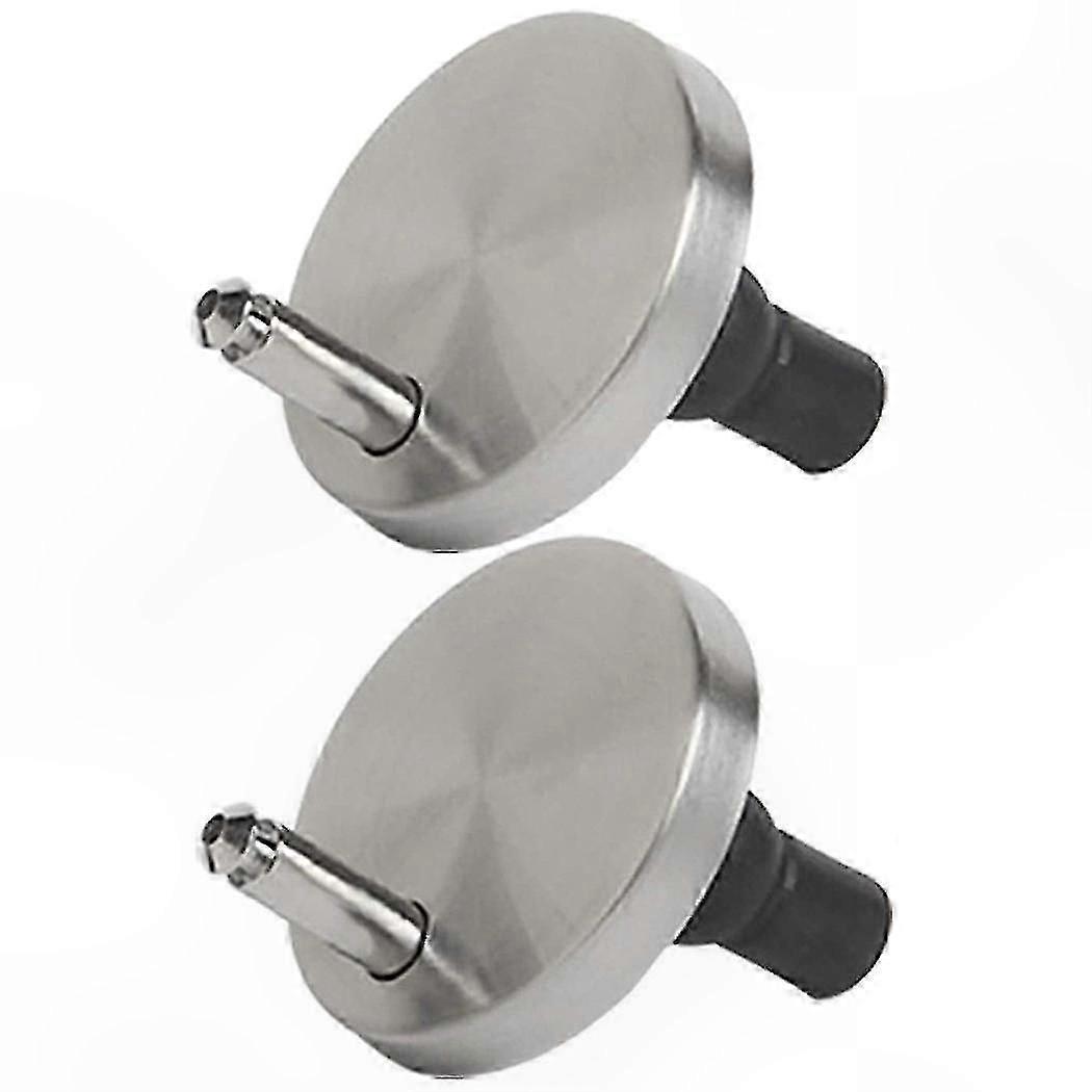 Quick Release Toilet Seat Hinges - 2 Pack Universal Fit Replacement Hinges for WC Seats