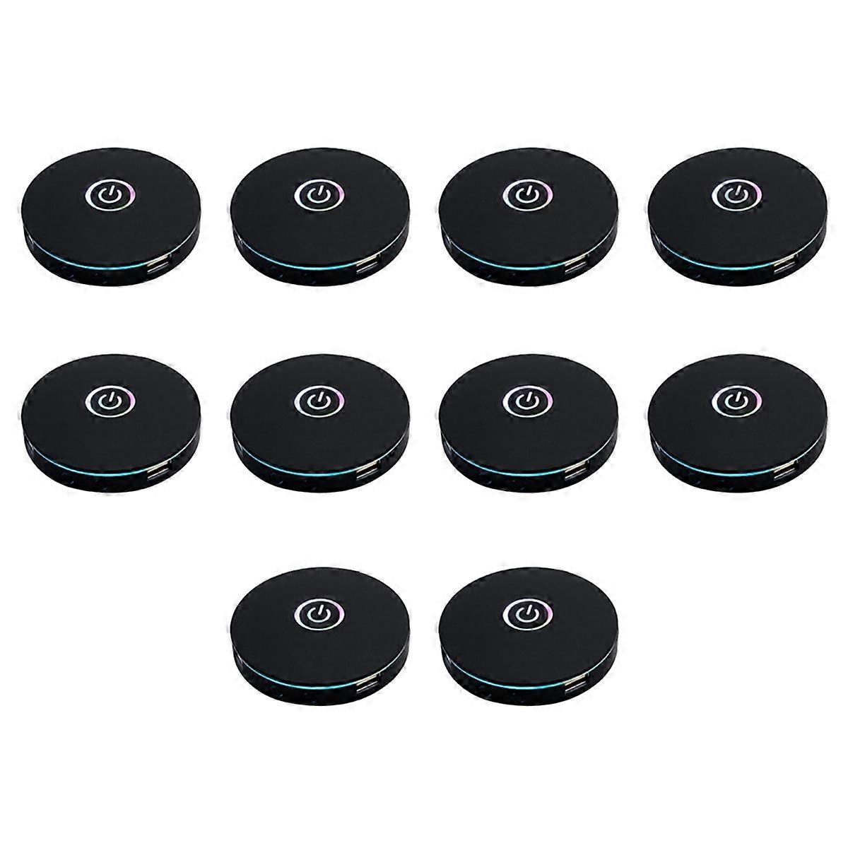 Computer Switch RGB Lighting Effect External Host Power Switch Button,Suitable for Internet Cafes,Ho