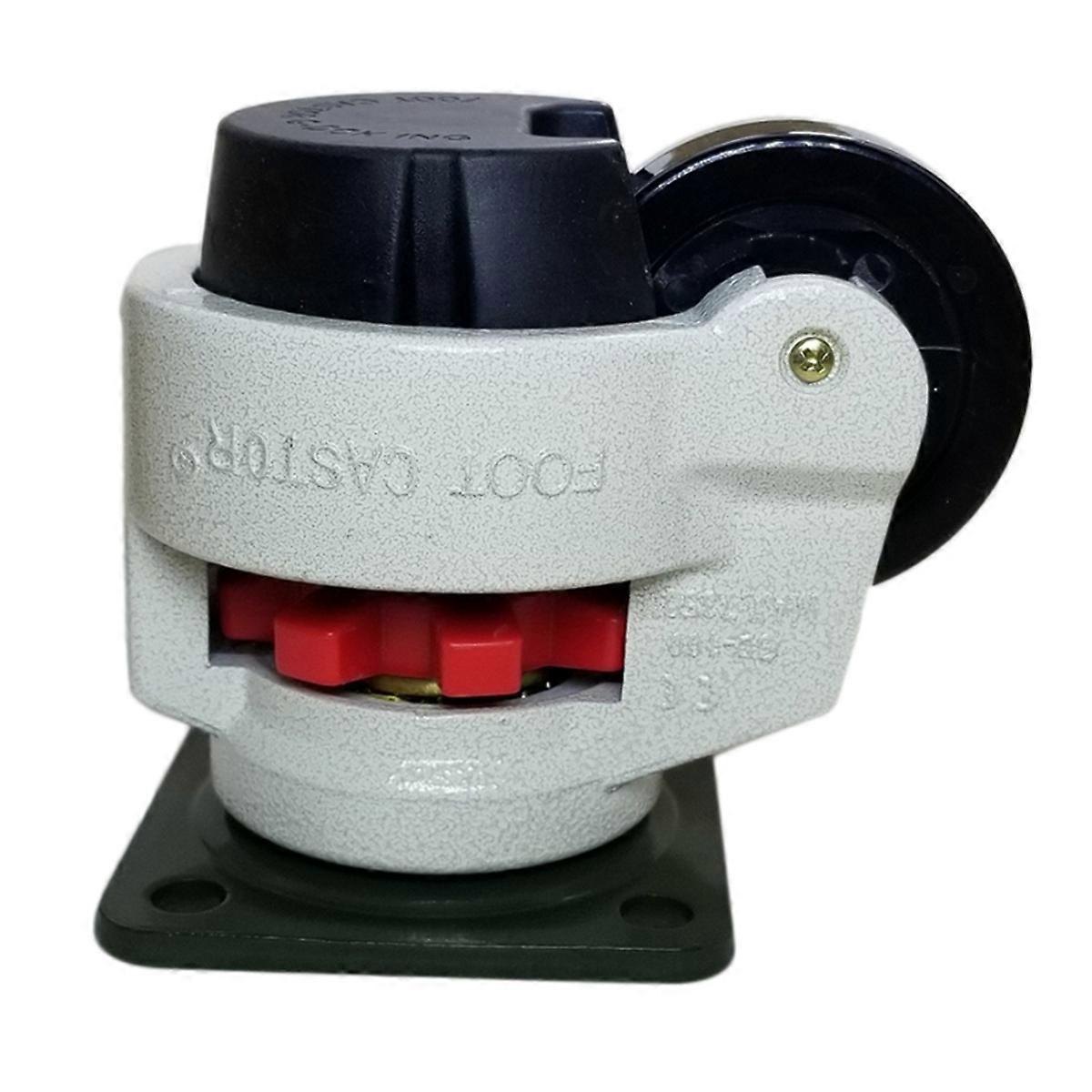 Rubber Foot Foot Level Adjustment Equipment Cart Caster 60Kg Load Capacity Furniture Leveling Roller