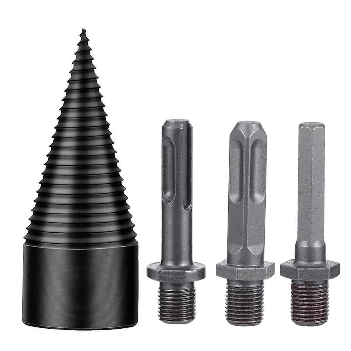 1 Set Splitting Drill Bit for Firewood Electric Wood Splitter with 38 Drills
