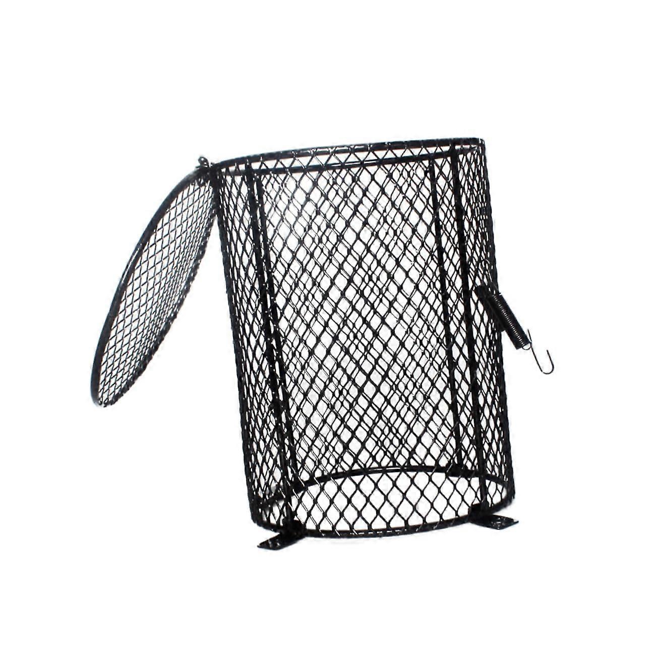 Reptile lamp shade round cover for heating lamps in terrariums and reptile supplies, quality heat dissipation, safe for pets and reptile keeping.