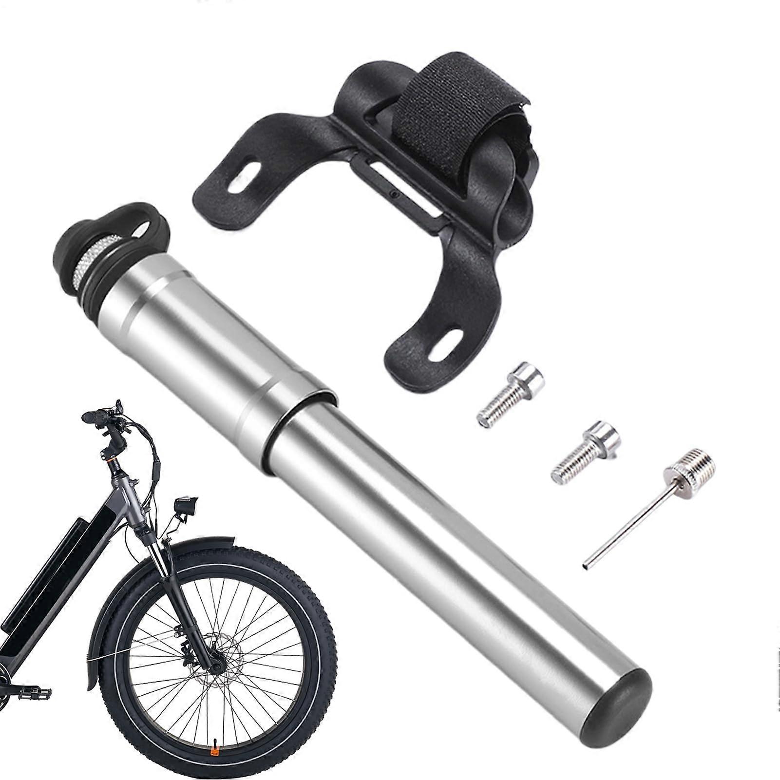 Fahrradpumpe – Hochdruck-Luftpumpe für Mountainbikes, Autos, Motorräder | Weiße Multifunktionspumpe für Camping und Roller