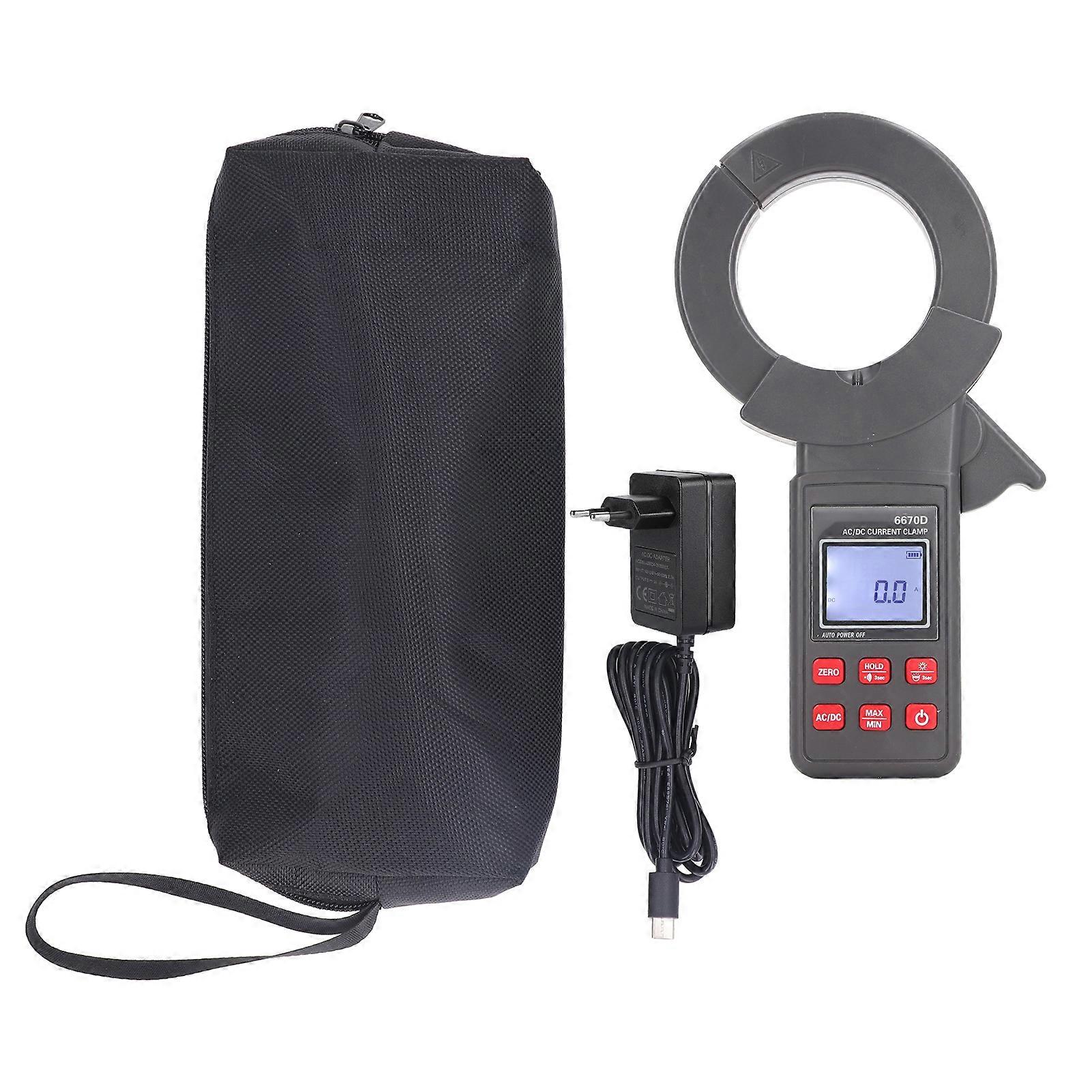 Mini Clamp Meter Large Caliber BT Current Voltage Ammeter EU Plug for Telecommunications Computer Room Equipment Testing