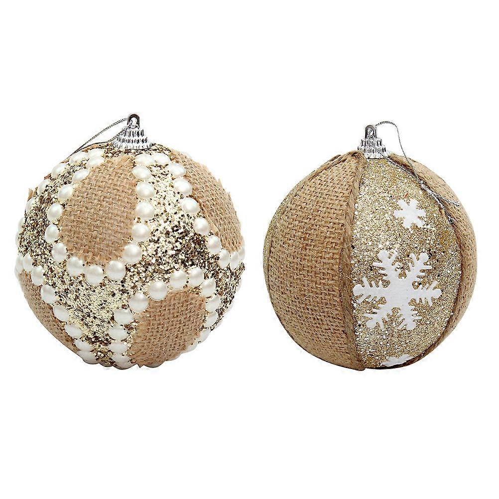 Seasonal Tree Embellishments, Sturdy Decorative Balls for Display