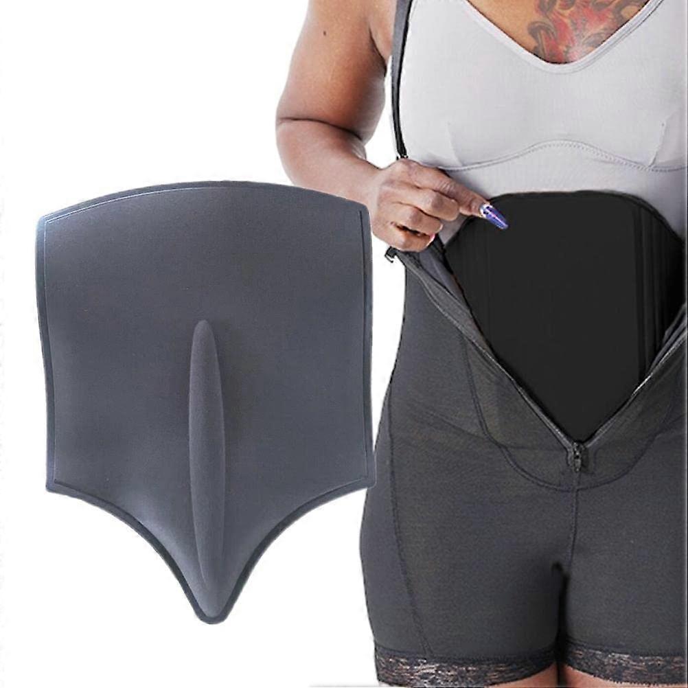 Lipo Foam Backboard for BBL Recovery, Lumbar Molder Compression Plate, EVA Foam, Black Inverted Triangle Design