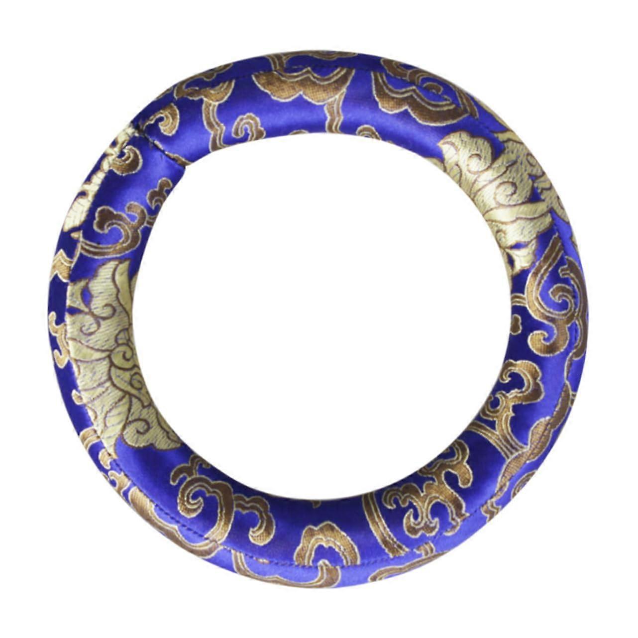 Meditation Singing Bowl Cushion Made of Quality Material Durable Blue