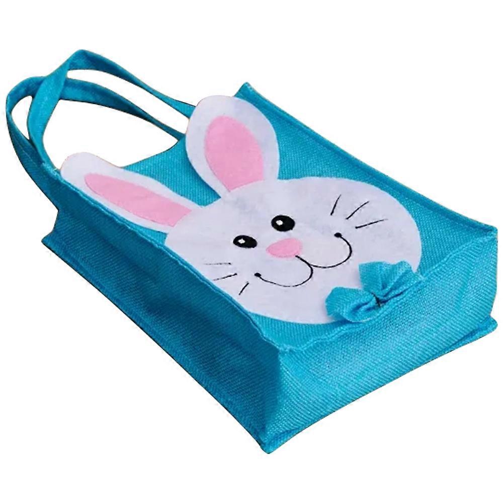 Geantă Iepuraș de Paște Tote Pouch Pentru Cadouri Decor Dimensiune 40x20cm Design clasic 1Set