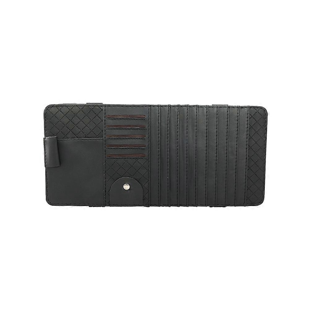 Car Cd Holder Multi-Functional Sun Visor Storage Bag Organizer