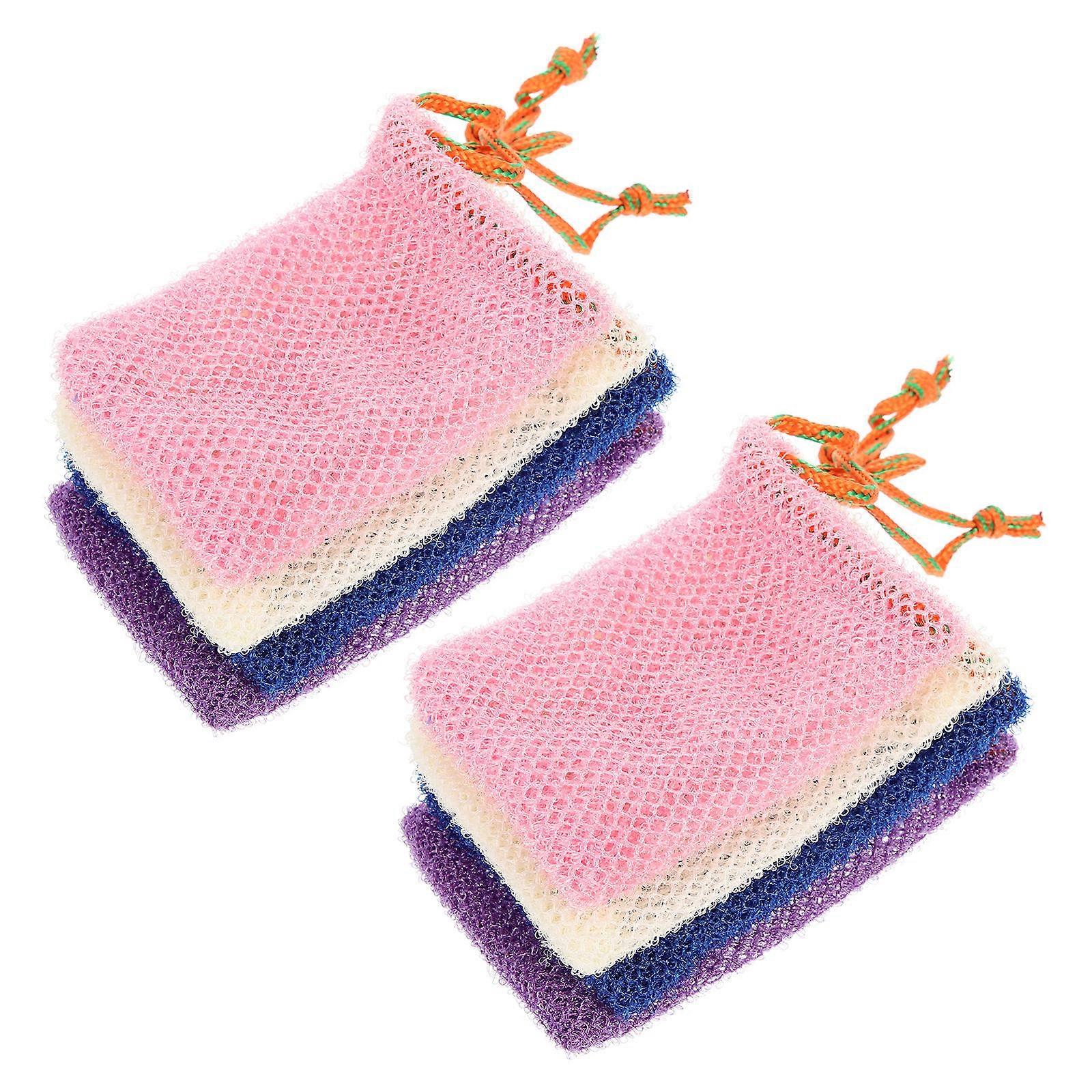 Bubble Maker Soap Bag Drawstring Closure For Adult Bathroom Use 8Pcs