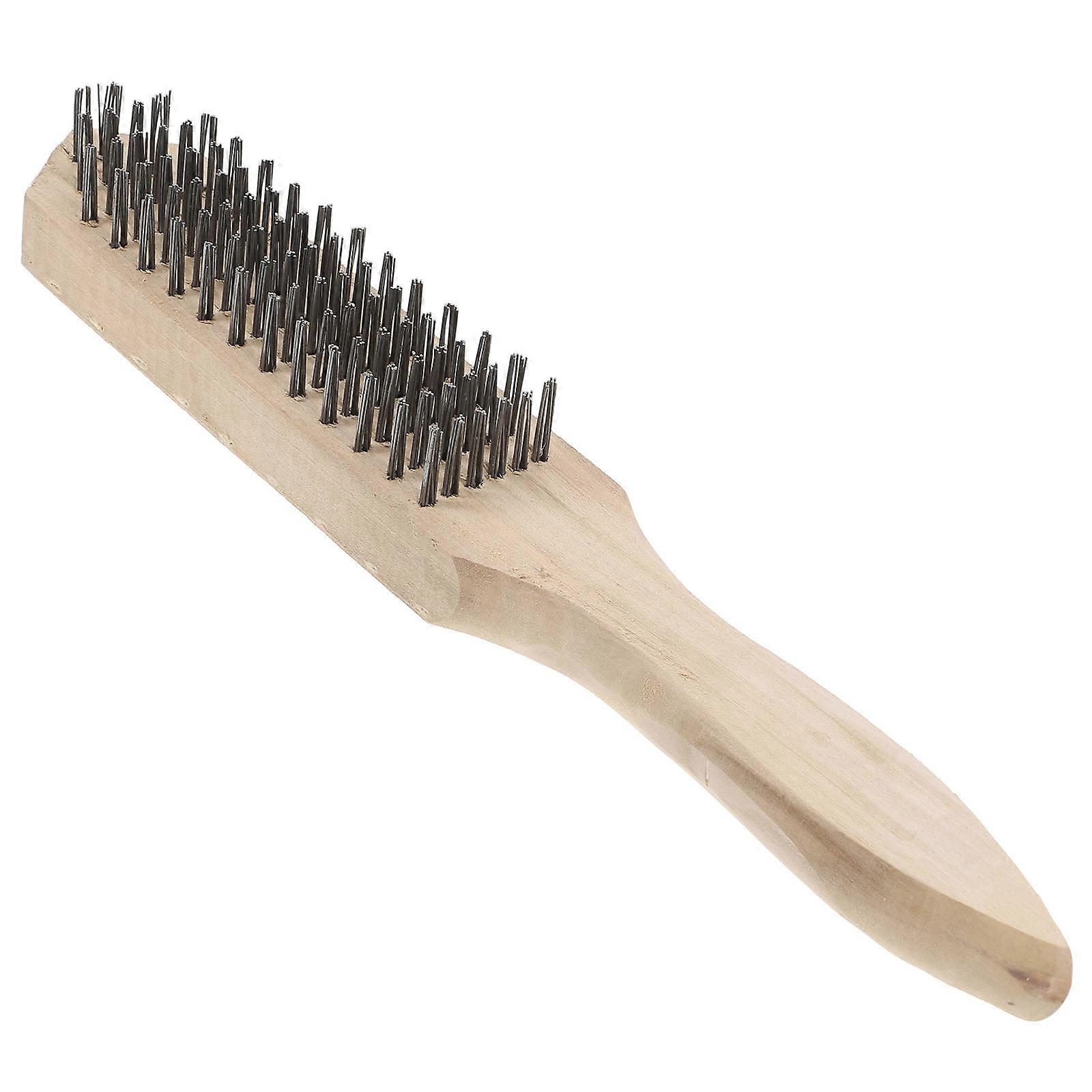 Wire Grill Brush with Grilled Rack Cleaner and Scratch Brush for Barbecue 1 Set Multi Functional Bbq Grill Cleaner