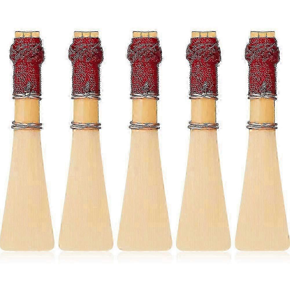 5 Pcs Medium Soft Bassoon Reed with Protective Case - Quality Bassoon Accessories R