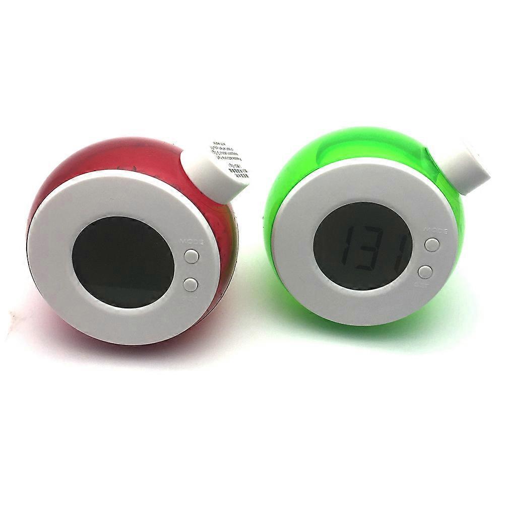 Water Energy Clock With Led Display No Battery Required Water Clock Red For Home Decor And Timekeeping