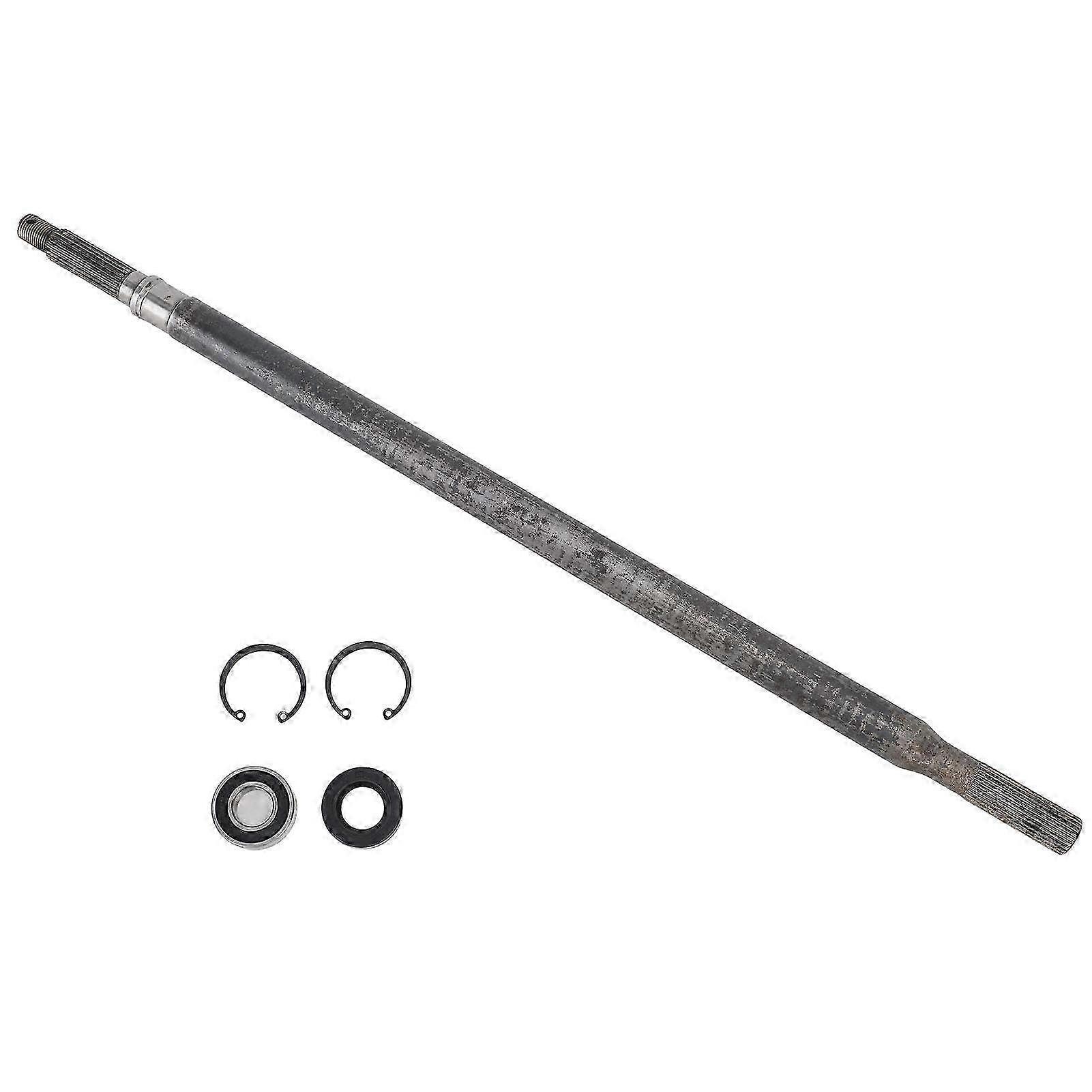 Rear Axle Shaft with Bearing Seal Kit for Driver Side Replacement Compatible with E-Z-GO Electric Golf Cart 2008 & Newer Models 620337