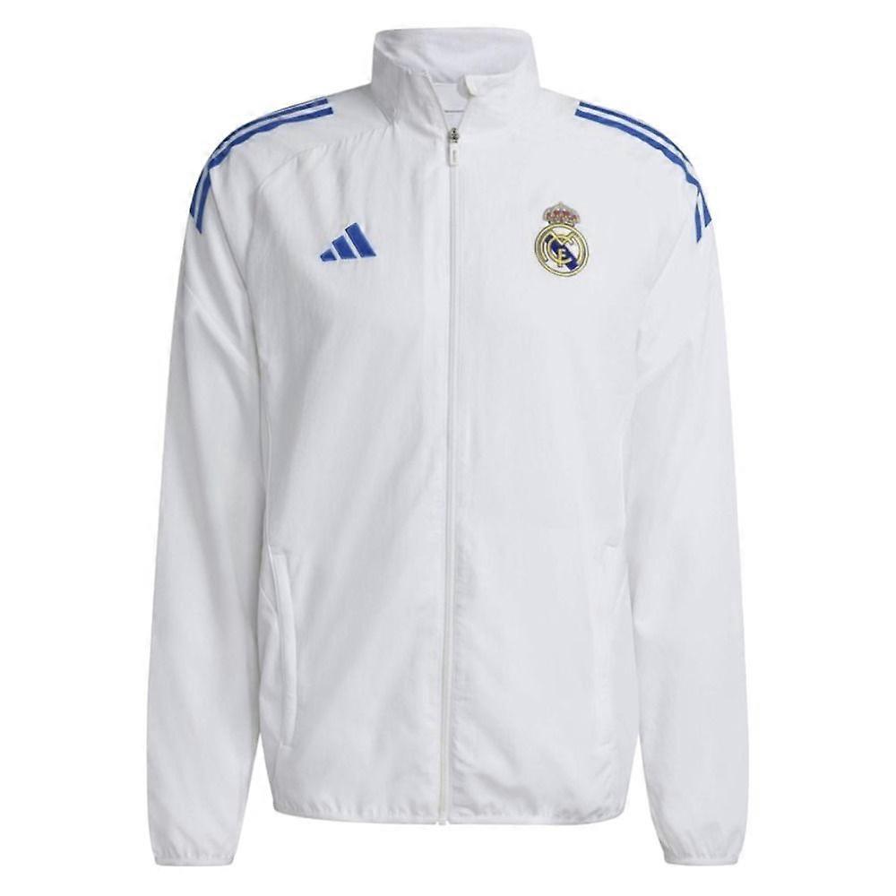 2025-2026 Real Madrid EU Präsentation Jacke (Weiß)