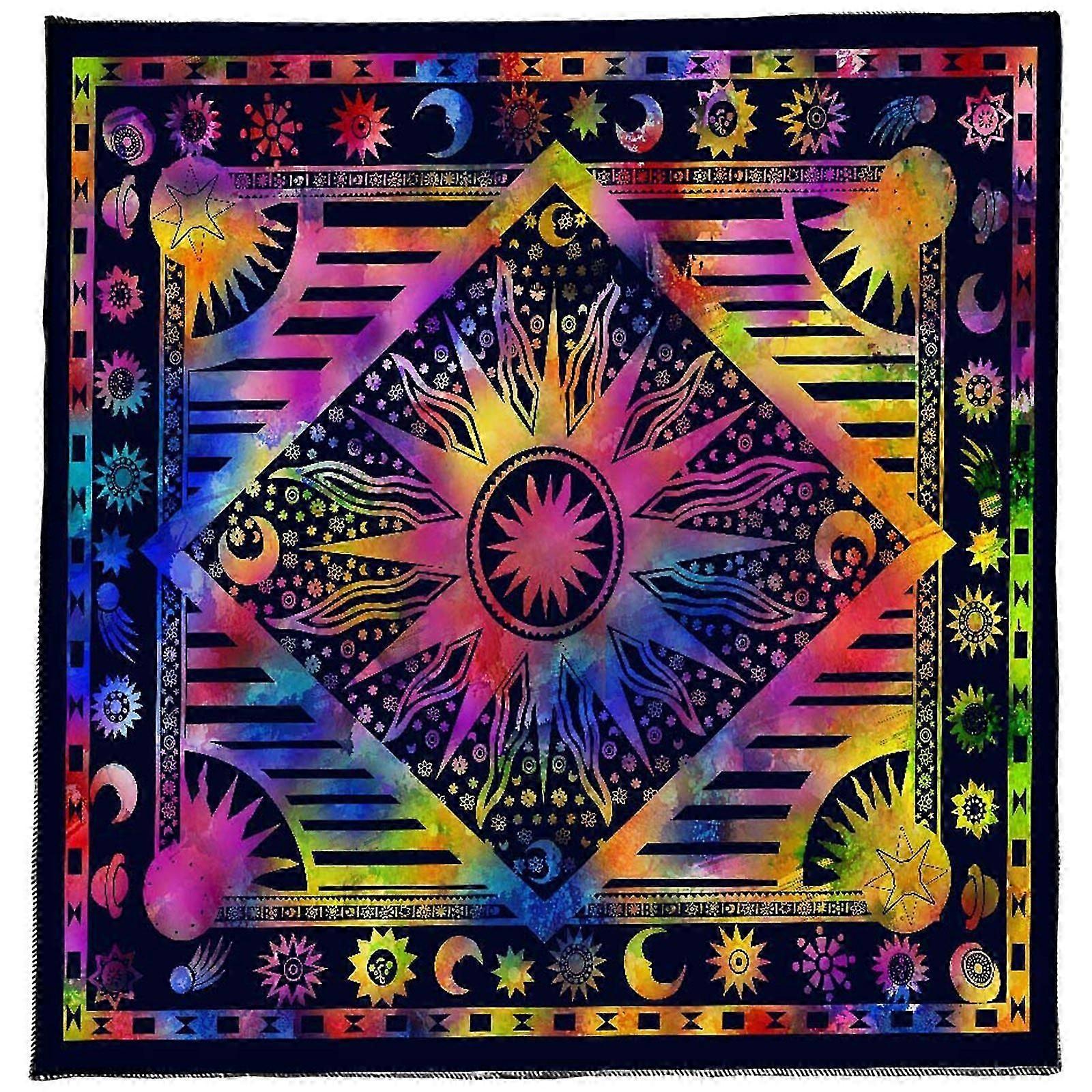 Comfortable Tarot Tablecloth Witchcrafts Table Cloth for Tarot Enthusiasts Table