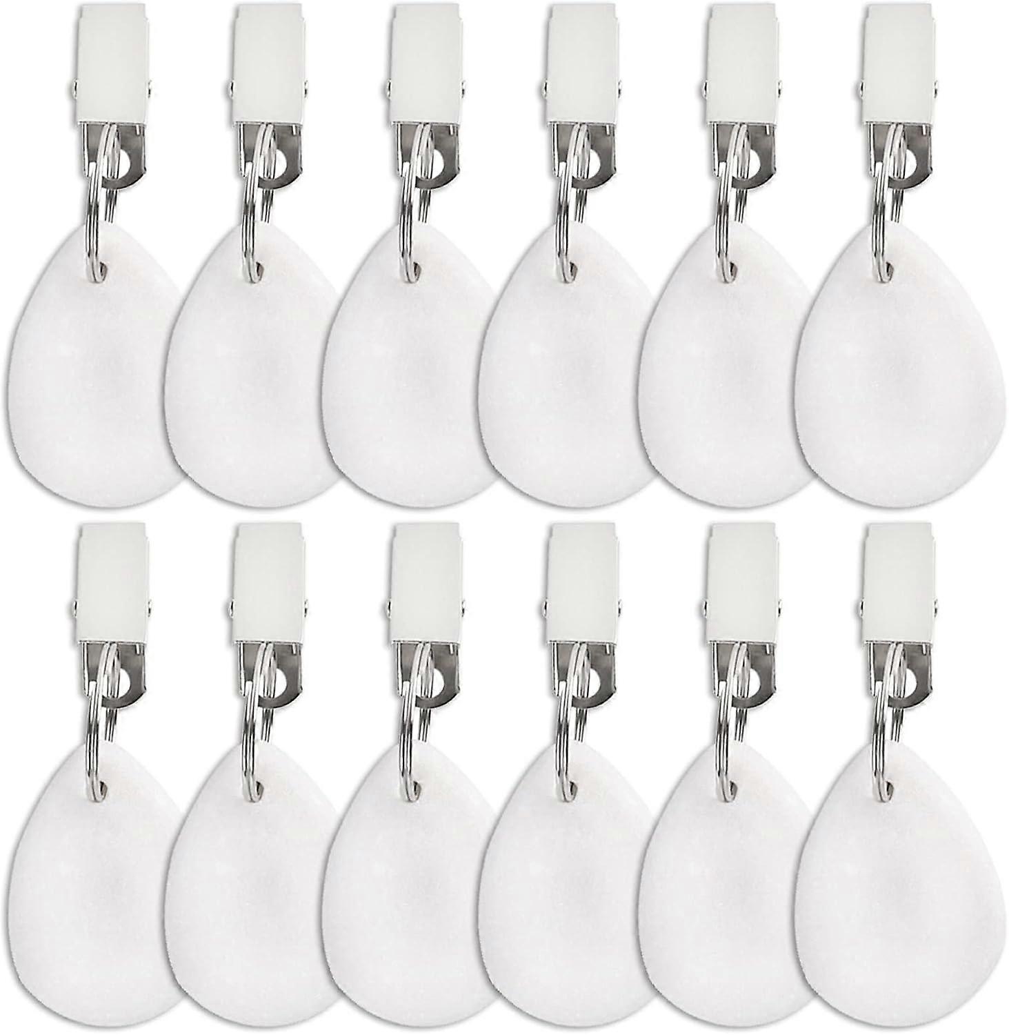 12 PCS Tablecloth Weights, Marble Stone Table Cloth Weights